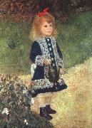 Pierre Renoir Girl and Watering Can oil on canvas